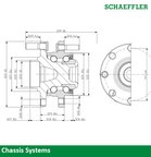 FAG 102588 Wheel Bearing and Hub Assembly - Front - view 3