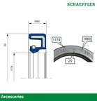 FAG SS3918 Manual Transmission Shift Shaft Seal - view 3