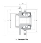 FAG WB66042K Wheel Bearing Kit - Front - view 3