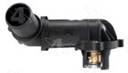 Four Seasons 86191 Engine Coolant Thermostat / Water Outlet Assembly - view 1