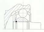 GKN Loebro 302247 CV Joint Kit - Front Right Inner - view 2