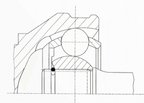 GKN Loebro 306282 CV Joint Kit - Front Right Outer - view 1