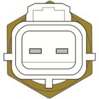 Global Parts 1712514 Engine Coolant Temperature Sensor - view 2