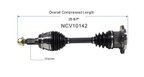 GSP NCV10142 CV Axle Assembly - Front, Front Left or Front Right - view 6