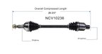 GSP NCV10236 CV Axle Assembly - Front Left - view 6