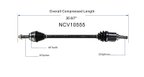 GSP NCV10555 CV Axle Assembly - Front Right - view 6