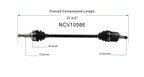 GSP NCV10586 CV Axle Assembly - Front Right - view 6