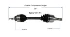 GSP NCV11171 CV Axle Assembly - Front Left - view 6