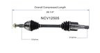 GSP NCV12505 CV Axle Assembly - Front Left - view 6
