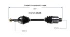 GSP NCV12585 CV Axle Assembly - Front Right - view 6