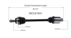 GSP NCV21531 CV Axle Assembly - Front Left - view 6