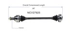 GSP NCV27925 CV Axle Assembly - Rear Right - view 6