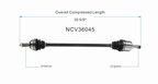 GSP NCV36045 CV Axle Assembly - Front Left - view 6