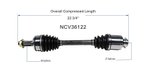 GSP NCV36122 CV Axle Assembly - Front Right - view 6