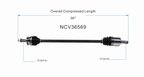 GSP NCV36569 CV Axle Assembly - Front Right - view 6
