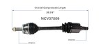 GSP NCV37009 CV Axle Assembly - Front Left - view 6