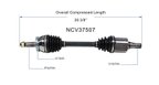 GSP NCV37507 CV Axle Assembly - Front Left - view 6