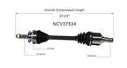 GSP NCV37534 CV Axle Assembly - Front Left - view 6