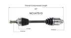GSP NCV47510 CV Axle Assembly - Front Right - view 6