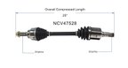 GSP NCV47528 CV Axle Assembly - Front Left - view 6