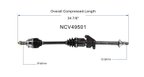 GSP NCV49501 CV Axle Assembly - Front Right - view 6