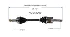GSP NCV53000 CV Axle Assembly - Front Left - view 6