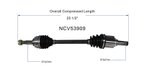 GSP NCV53909 CV Axle Assembly - Front Left - view 6