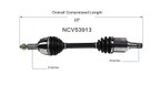 GSP NCV53913 CV Axle Assembly - Front Left - view 6