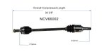 GSP NCV66002 CV Axle Assembly - Front, Front Left or Front Right - view 6