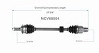 GSP NCV68054 CV Axle Assembly - Front Right - view 6