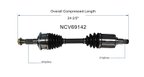 GSP NCV69142 CV Axle Assembly - Front Left or Front Right - view 6