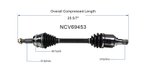 GSP NCV69453 CV Axle Assembly - Front Left - view 6