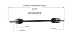 GSP NCV69520 CV Axle Assembly - Front Right - view 6