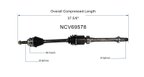 GSP NCV69578 CV Axle Assembly - Front Right - view 6