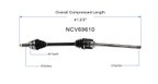 GSP NCV69610 CV Axle Assembly - Front Right - view 6