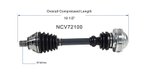 GSP NCV72100 CV Axle Assembly - Front Left - view 6