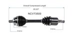 GSP NCV73500 CV Axle Assembly - Front Left - view 6