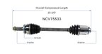 GSP NCV75533 CV Axle Assembly - Front Right - view 6