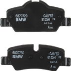 Genuine 34216871300 Disc Brake Pad Set - Rear - view 2