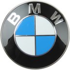 Genuine 51141970248 Deck Lid Emblem - view 1