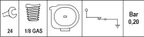 Hella 003259091 Engine Oil Pressure Switch - view 2