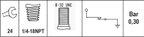 Hella 003259421 Engine Oil Pressure Switch - view 2