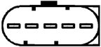 Hella 009149031 Mass Air Flow Sensor - view 2