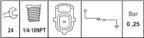 Hella 009600081 Engine Oil Pressure Switch - view 2