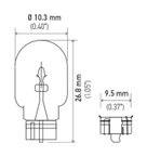 Hella 168TB Clock Light Bulb - view 2