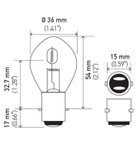 Hella 6235 Headlight Bulb - High Beam, High Beam and Low Beam or Low Beam - view 2