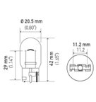 Hella 7440 Daytime Running Light Bulb - view 2