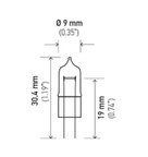 Hella 891 Center High Mount Stop Light Bulb - view 2