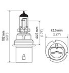 Hella 9004LL Headlight Bulb - High Beam, High Beam and Low Beam or Low Beam - view 2