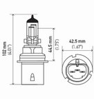 Hella 9004TB Headlight Bulb - High Beam, High Beam and Low Beam or Low Beam - view 2